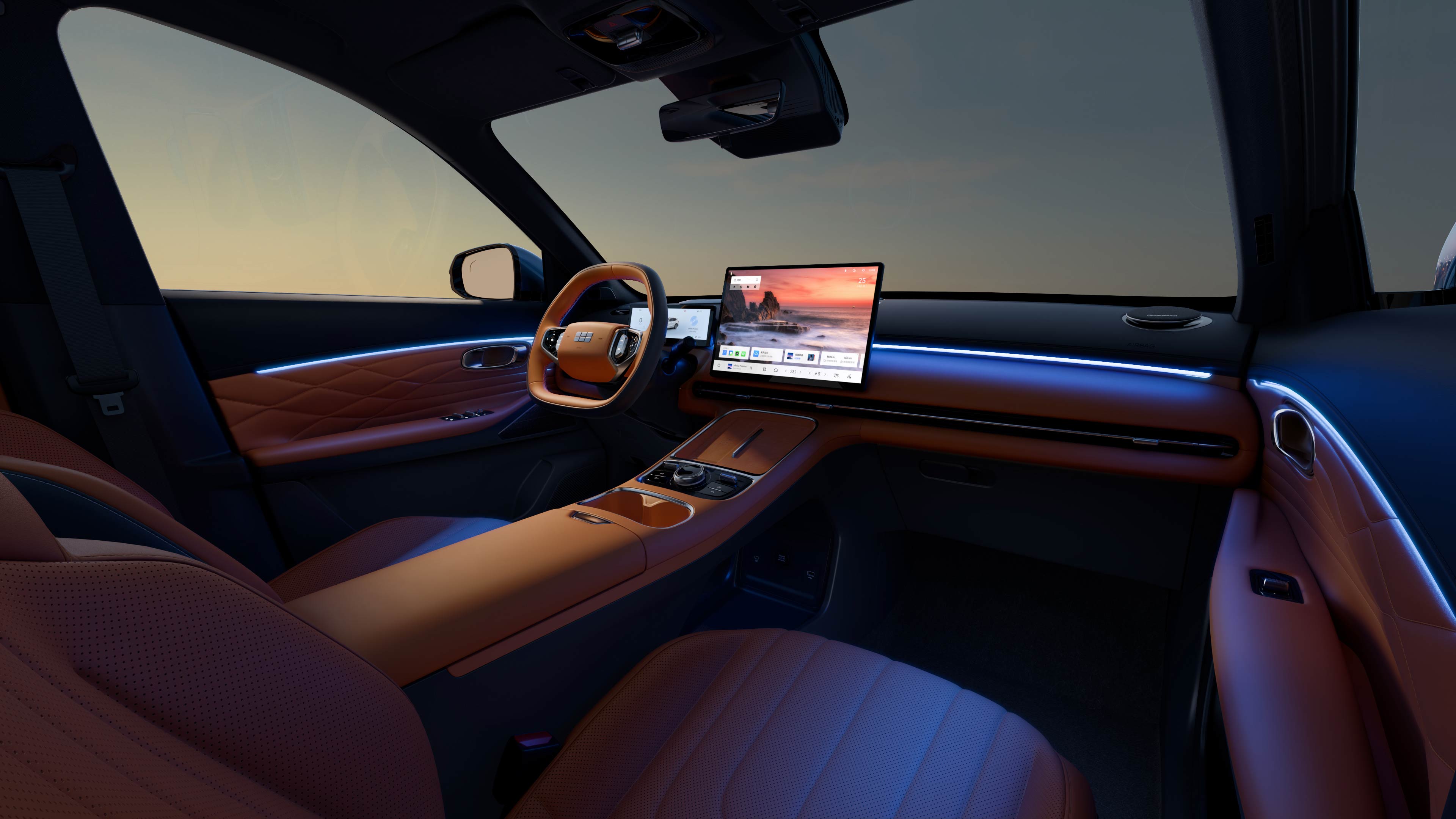 Электромобили Geely Galaxy Starship 7 EV из Китая 360